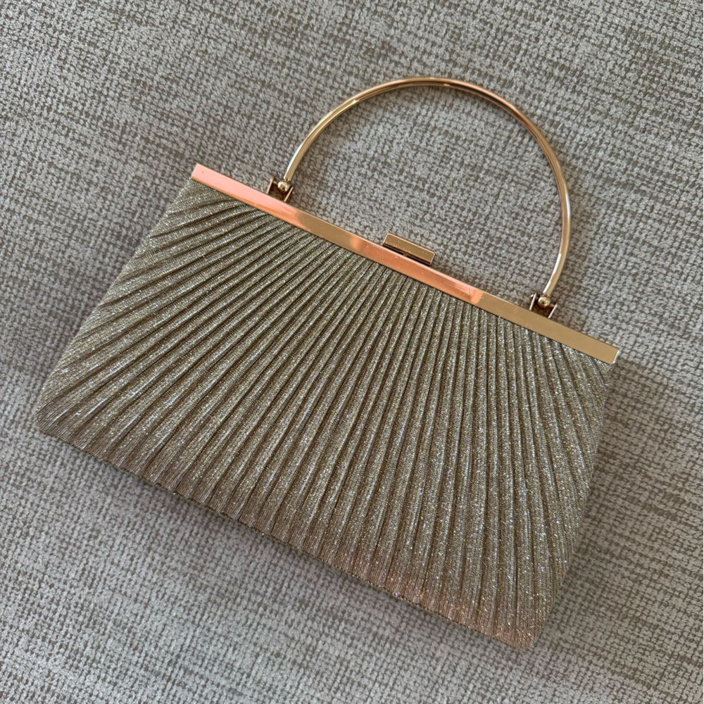Lulus Gold Clutch Bag